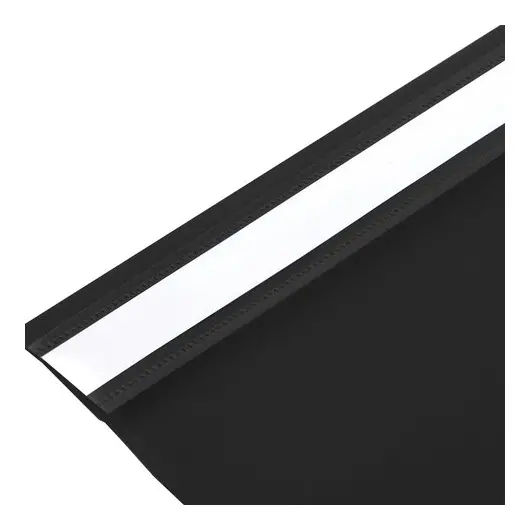 Скоросшиватель пластиковый STAFF, А4, 100/120 мкм, черный, 229239, фото 5