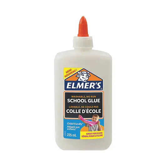 Клей для слаймов ПВА ELMERS &quot;School Glue&quot;, 225 мл (2 слайма), 2079102, фото 1