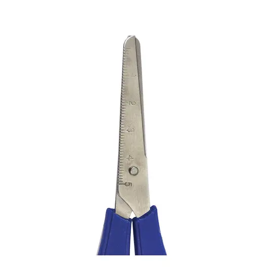 Ножницы ПИФАГОР, 135 мм, с линейкой, цвет ассорти, в картонной упаковке с европодвесом, 231163, фото 5