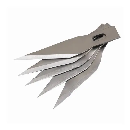 Нож макетный (скальпель) BRAUBERG &quot;Special&quot;, 6 лезвий в комплекте, металлический корпус, блистер, 235405, фото 9