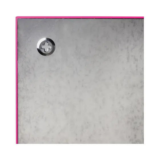 Доска магнитно-маркерная стеклянная (45х45 см), 3 магнита, РОЗОВАЯ, BRAUBERG, 236742, фото 5