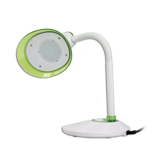 Светильник настольный SONNEN OU-608, на подставке, светодиодный, 5 Вт, белый/зеленый, 236670, фото 3