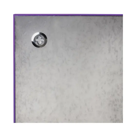 Доска магнитно-маркерная стеклянная (45х45 см), 3 магнита, ФИОЛЕТОВАЯ, BRAUBERG, 236743, фото 5