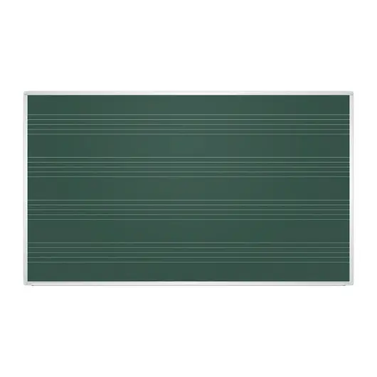 Доска для мела магнитная (85x100 см), зеленая, ПОД НОТЫ, алюминиевая рамка, EDUCATION &quot;2х3&quot;, TKU8510P, фото 1