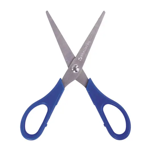 Ножницы BRAUBERG для левши &quot;Left hand&quot;, 170 мм, 2-х сторонняя заточка, голубые, 236785, фото 7