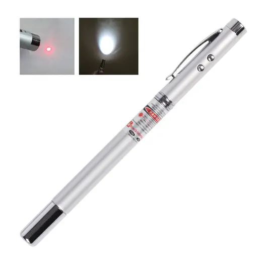 Указка лазерная, радиус 200 м, красный луч, LED-фонарь, указка, магнит, ручка, футляр, TP-RP-18, фото 1