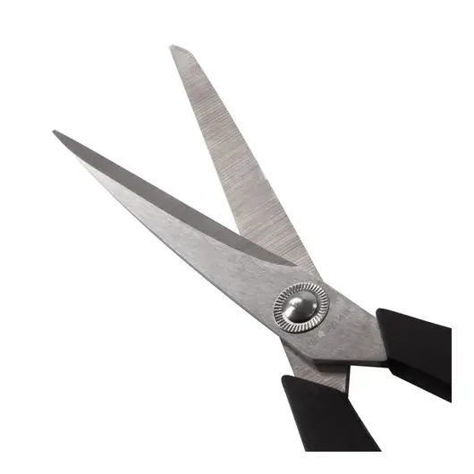 Ножницы ГВАРДИЯ &quot;Soft Grip&quot;, 190 мм, резиновые вставки, чёрно-красные, 3-х сторонняя заточка, 236928, фото 4