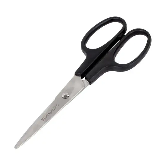 Ножницы BRAUBERG &quot;Standard&quot; 160 мм, классической формы, черные, 237095, фото 2