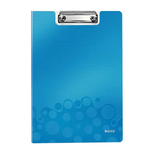 Папка-планшет LEITZ &quot;WOW&quot;, с верхним прижимом и крышкой, A4, 330х230 мм, полифом, синяя, 41990036, фото 2