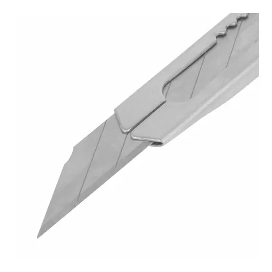 Нож канцелярский 9 мм BRAUBERG &quot;Extra 30&quot;, металлический, лезвие 30°, автофиксатор, подвес, 237084, фото 6