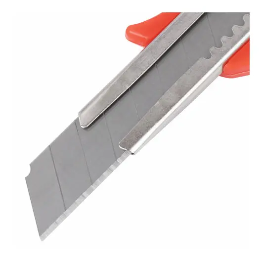 Нож канцелярский 18 мм STAFF &quot;PRO&quot;, усиленный, металлические направляющие, автофиксатор, ассорти, 237083, фото 5