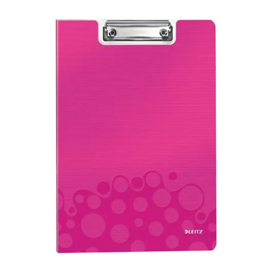 Папка-планшет LEITZ &quot;WOW&quot;, с верхним прижимом и крышкой, A4, 330х230 мм, полифом, розовая, 41990023, фото 2
