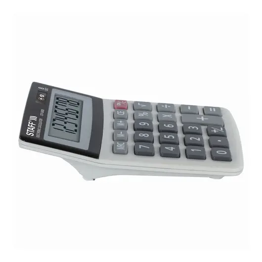 Калькулятор настольный STAFF STF-5808, КОМПАКТНЫЙ (134х107 мм), 8 разрядов, двойное питание, 250286, фото 5