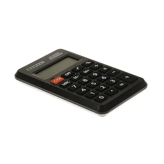 Калькулятор карманный CITIZEN LC310NR (114х69 мм), 8 разрядов, питание от батарейки, LC-310NR, фото 2
