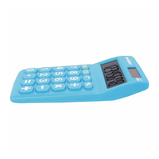 Калькулятор ЮНЛАНДИЯ карманный, 8 разрядов, двойное питание, 138х80мм, ОРАНЖЕВЫЙ, бли, фото 5