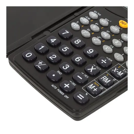 Калькулятор инженерный STAFF STF-245, КОМПАКТНЫЙ (120х70 мм), 128 функций, 10 разрядов, 250194, фото 6