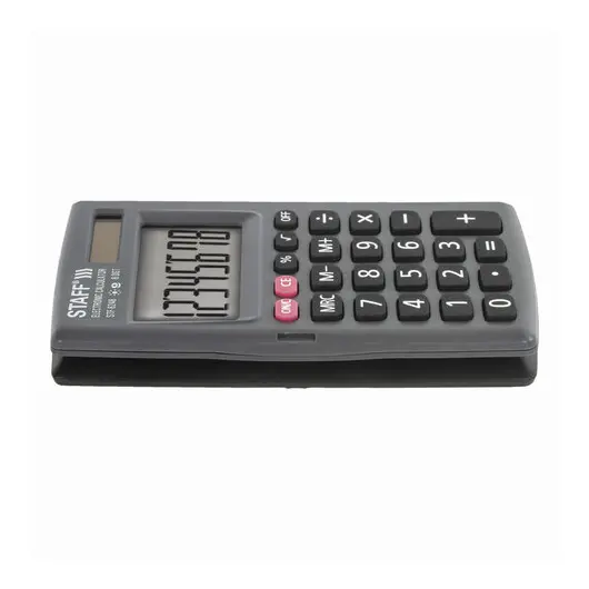 Калькулятор карманный STAFF STF-6248 (104х63 мм), 8 разрядов, двойное питание, 250284, фото 5