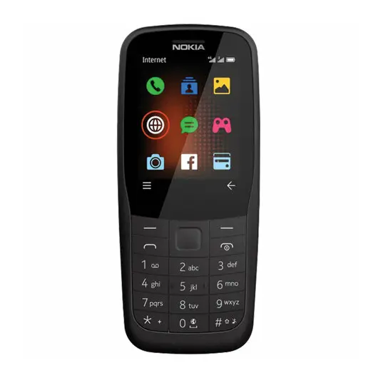 Телефон мобильный NOKIA 220 DS TA-1155, 2 SIM, 2,4&quot;, 0,3 Мп, черный, 16QUEB01A08, фото 1