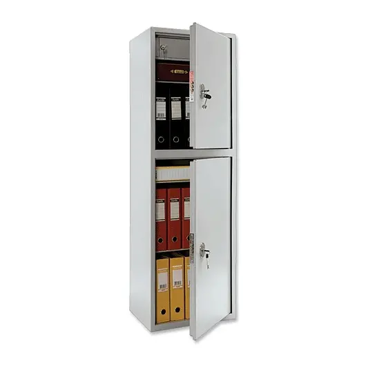 Шкаф металлический для документов ПРАКТИК &quot;SL-150/2Т&quot;, 1490х460х340 мм, 36 кг, 2 отделения, сварной, фото 1