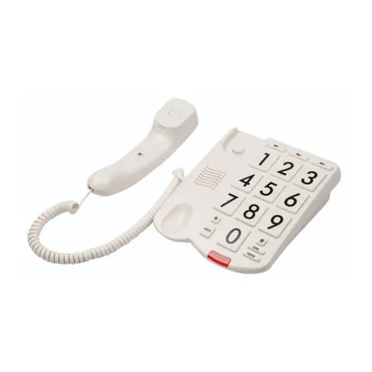 Телефон RITMIX RT-520 ivory, быстрый набор 3 номеров, световая индикация звонка, крупные кнопки, слоновая кость, 15118355, фото 2