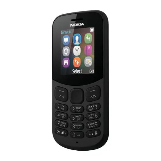 Телефон мобильный NOKIA 130 DS, TA-1017, 2 SIM, 1,8&quot;, MicroSD, 0,3 Мп, черный, A00028615, фото 4