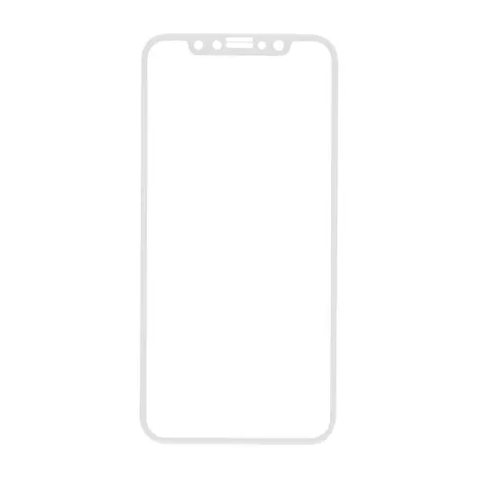 Защитное стекло для iPhone X/XS Full Screen (3D), RED LINE, белый, УТ000012289, фото 1