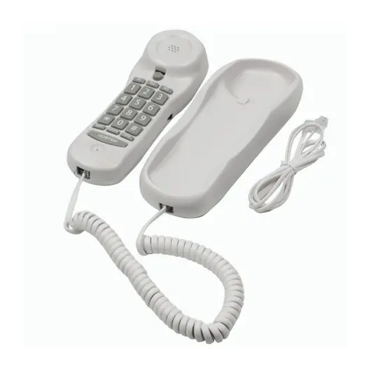 Телефон RITMIX RT-003 white, набор на трубке, быстрый набор 13 номеров, белый, 15118344, фото 3