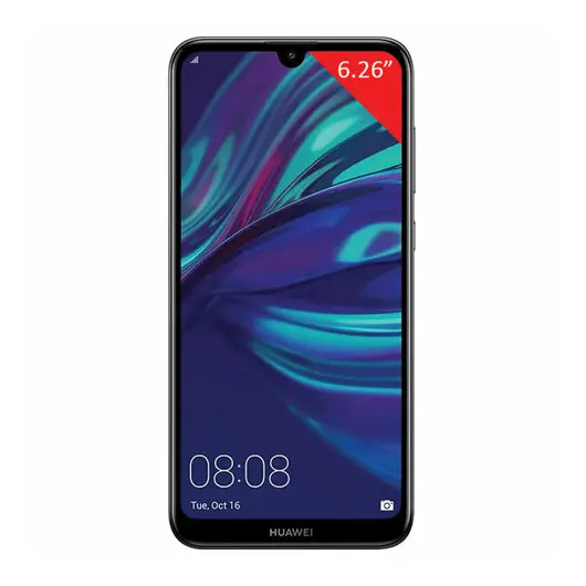 Смартфон Huawei Y7, 2 SIM, 6,26”, 4G (LTE), 8/13 + 2 Мп, 64 ГБ, microSD, черный, пластик, 51094RFY, фото 1
