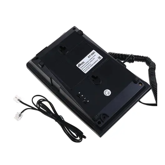 Телефон RITMIX RT-330 black, быстрый набор 3 номеров, мелодия удержания, черный, 15118350, фото 3