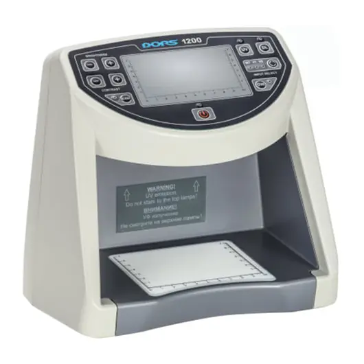Детектор банкнот DORS 1200 M1, ЖК-дисплей 11 см, просмотровый, ИК-, УФ-детекция, спецэлемент &quot;М&quot;, 1200M1, фото 1