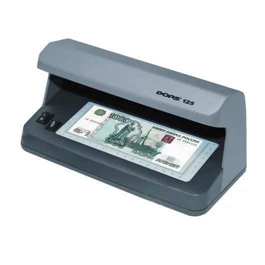 Детектор банкнот DORS 125, просмотровый, УФ-детекция, серый, SYS-033272, фото 2