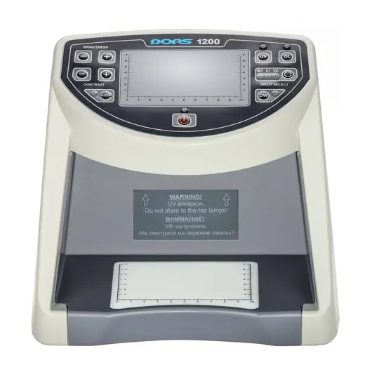 Детектор банкнот DORS 1200 M1, ЖК-дисплей 11 см, просмотровый, ИК-, УФ-детекция, спецэлемент &quot;М&quot;, 1200M1, фото 2