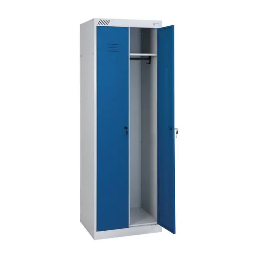 Шкаф металлический для одежды ШРК-22-800, двухсекционный, 1850х800х500 мм, 34 кг, разборный, фото 1