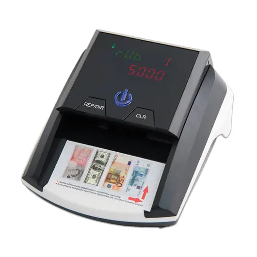 Детектор банкнот MERCURY D-20A LED, автоматический, ИК-, магнитная детекция, черный, фото 1