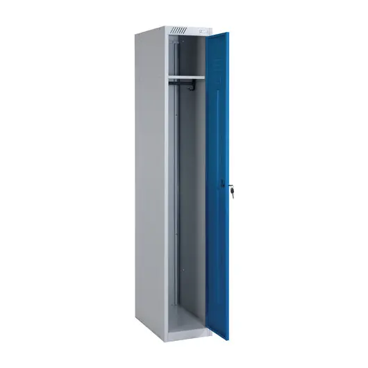 Шкаф металлический для одежды ШРС-11-300, односекционный, 1850х300х500мм, 17 кг, разборный, фото 1