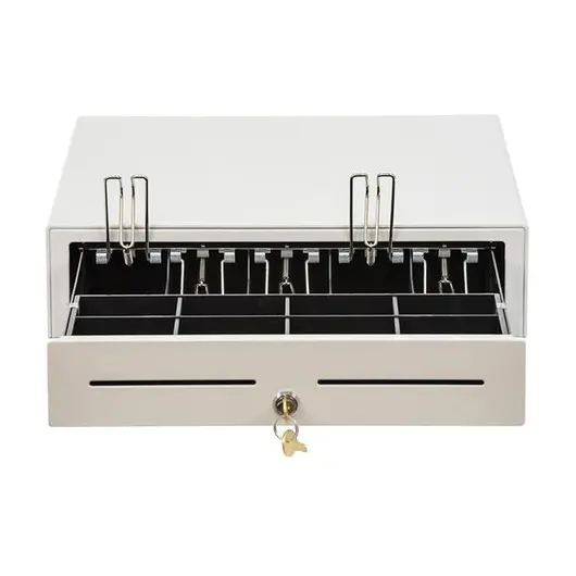 Ящик для денег АТОЛ CD-410-W, электромеханический, 410x415x100 мм (ККМ АТОЛ), белый, 38719, фото 2