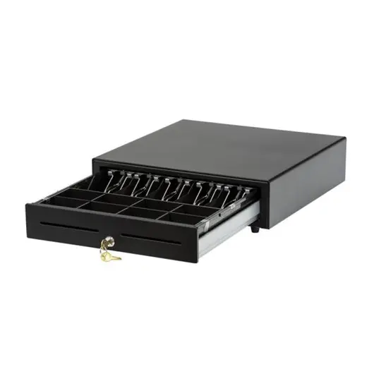 Ящик для денег АТОЛ EC-410-B, электромеханический, 410x415x100 мм (ККМ АТОЛ), черный, 38712, фото 2