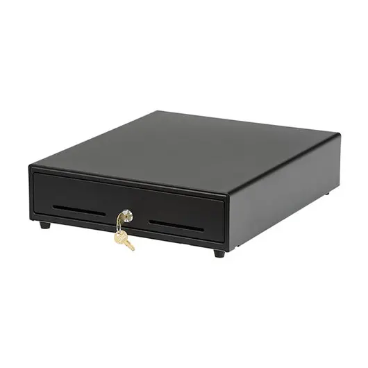 Ящик для денег АТОЛ EC-350-B, электромеханический, 350x405x90, (ККМ ШТРИХ), черный, 39759, фото 1