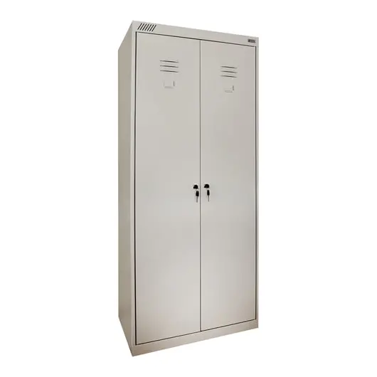 Шкаф металлический хозяйственный ШМ-У 22-800, двухсекционный, 1850х800х500 мм, 38 кг, разборный, фото 2