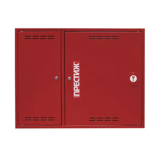 Шкаф пожарный ПРЕСТИЖ-02, навесной, закрытый, красный, 531-02, фото 1