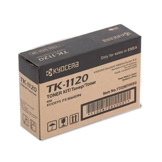 Тонер-картридж KYOCERA (TK-1120) FS1060DN/1025MFP/1125MFP, оригинальный, ресурс 3000 стр., 1T02M70NX1, фото 2