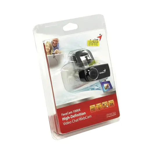 Веб-камера GENIUS Facecam 1000X V2, 1 Мп, микрофон, USB 2.0, регулируемое крепление, черный, 32200223101, фото 2