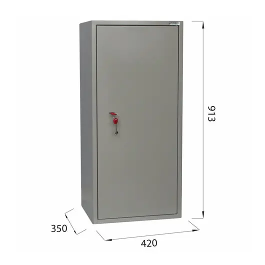 Шкаф металлический для документов BRABIX &quot;КBS-041Т&quot;, (в913*ш420*г350мм;21кг), трейзер, сварной, 291153, фото 6