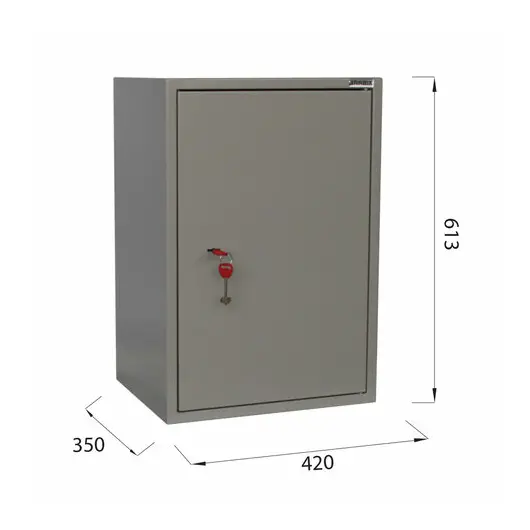 Шкаф металлический для документов BRABIX &quot;КBS-011Т&quot;, (в613*ш420*г350мм;15кг), трейзер, сварной, 291152, фото 6