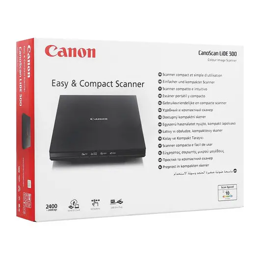 Сканер планшетный CANON CanoScan LiDE 300 (2995C010) А4 2400х4800 48 bit, фото 7