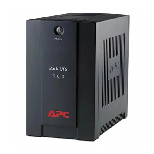 Источник бесперебойного питания APC Back-UPS BX500CI, 500VA (300 W), 3 розетки IEC 320, черный, фото 2