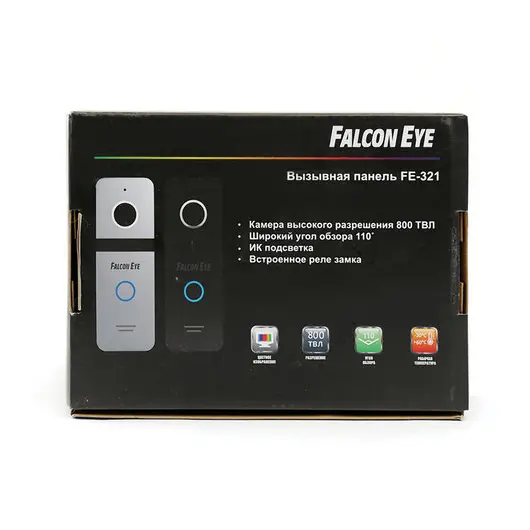 Видеопанель вызывная FALCON EYE FE-321, разрешение 800 ТВл, угол обзора 110°, питание DC 12 В, серебро, 00-00109253, фото 4