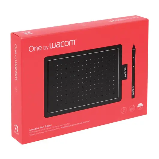 Планшет графический WACOM One small CTL-472-N, 2540LPI, 2048 уровней, А6 (152x95), USB, черный, фото 8
