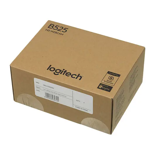 Веб-камера LOGITECH HD WebCam B525, USB, чёрная, 960-000842, фото 10