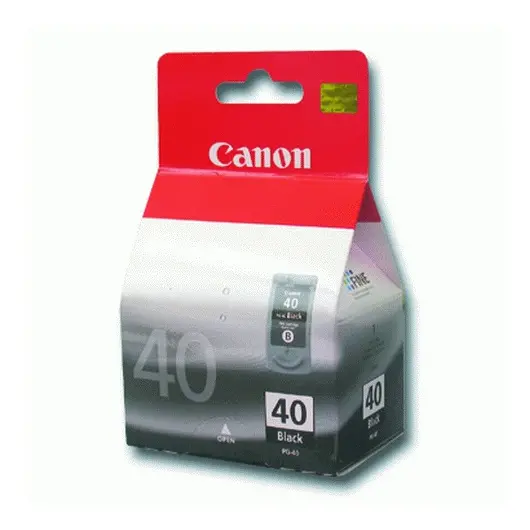Картридж струйный CANON (PG-40) Pixma iP1200/1600/1700/2200/MP150/160/170/180/210, черный, 0615B025, фото 1